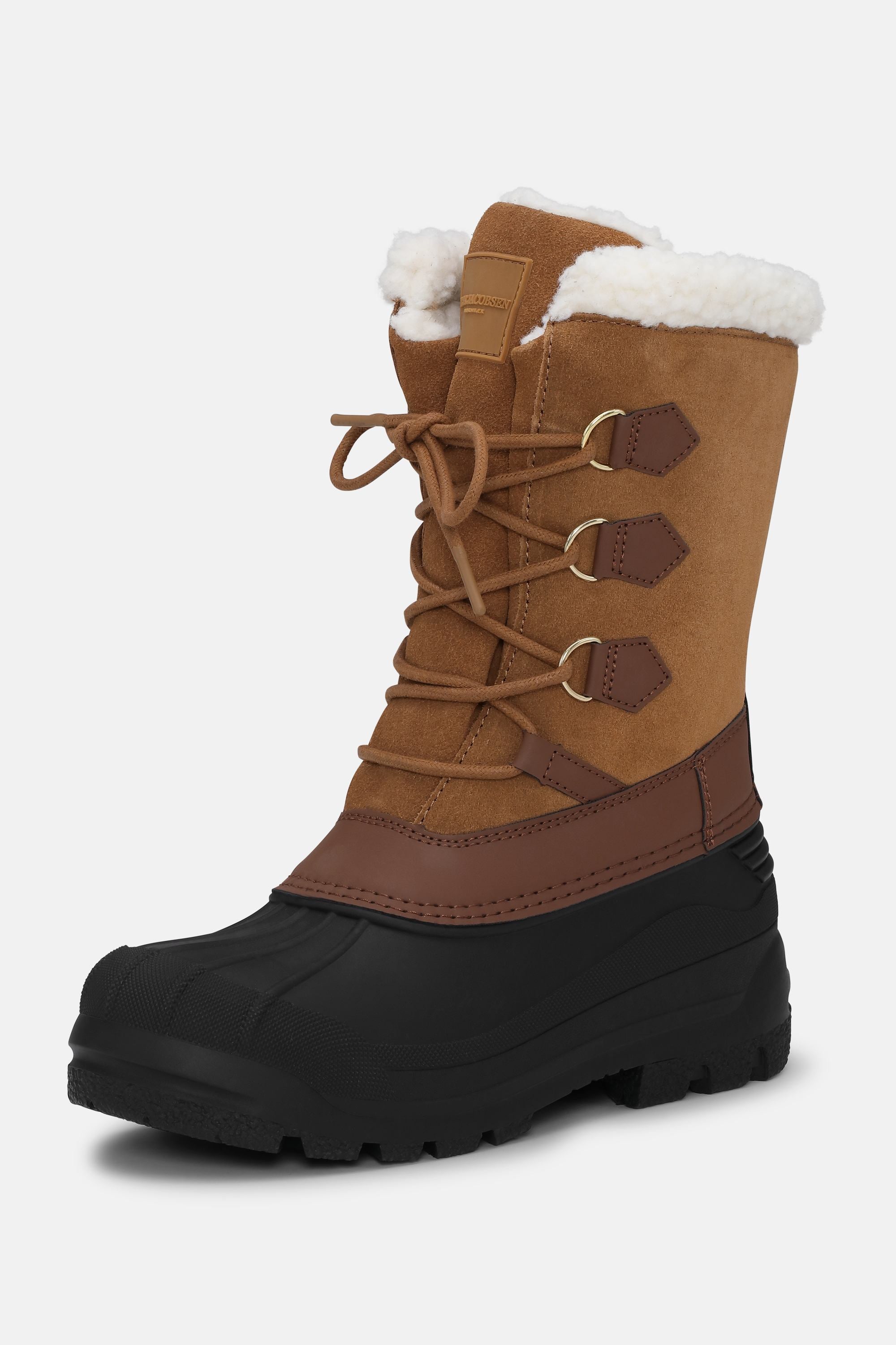 Warm Winter Boot - Cashew Black